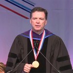 Howard University students protest Comey's address