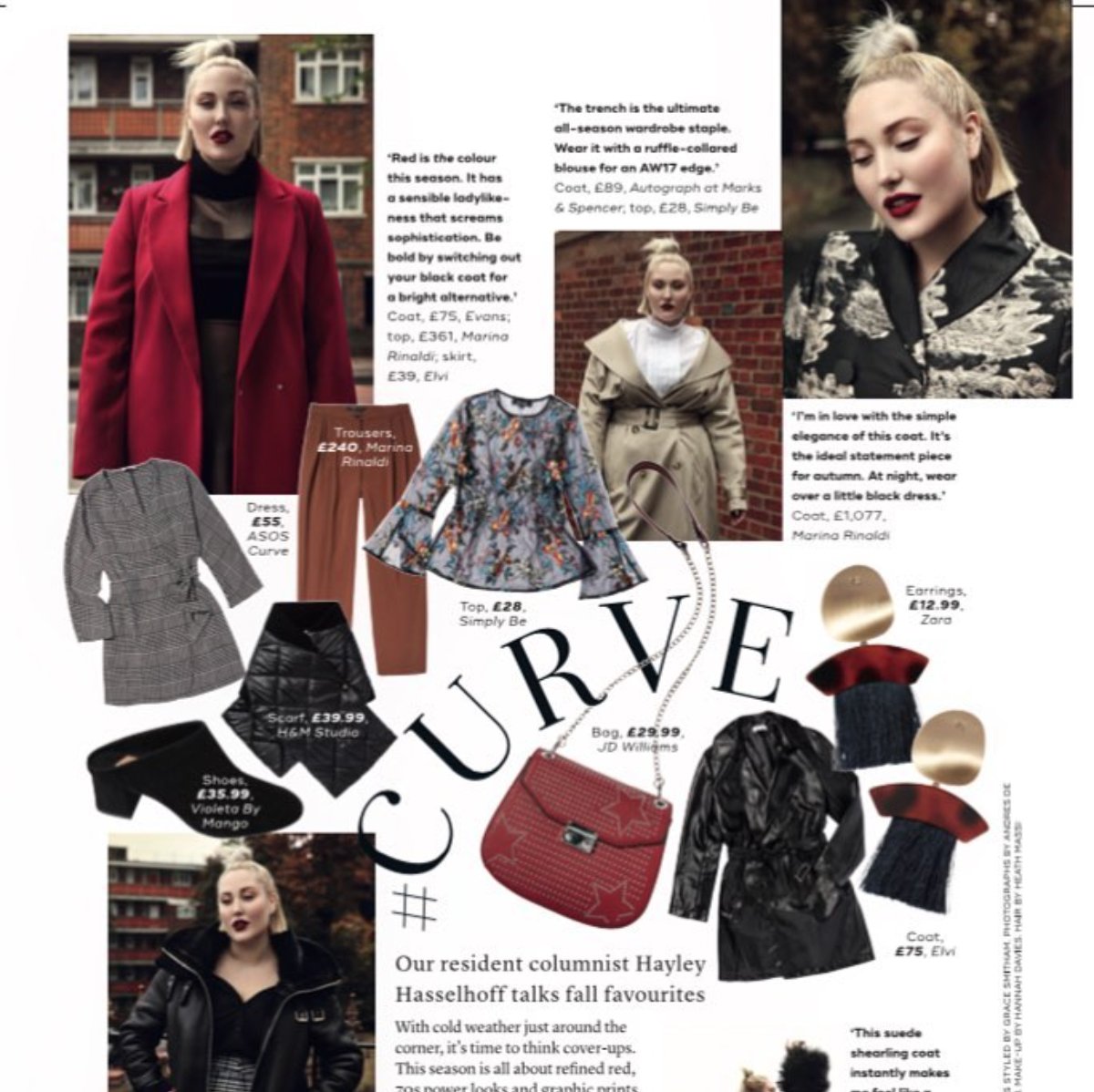 The Hassel keeps coming ! Check out #Curve Page...Marie Claire October issue U.K. https://t.co/kntm4Cta9P
