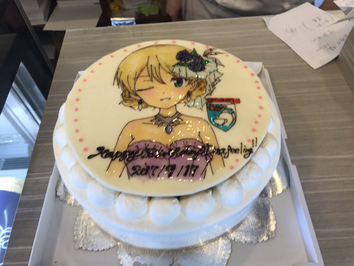 本日ご用意させて頂いたケーキ#garupan#アンチョビ生誕祭 #アンチョビ生誕祭2017 #ダージリン生誕祭 #ダージ 本日ご用意させて頂いたケーキ#garupan#アンチョビ生誕祭 #アンチョビ生誕祭2017 #ダージリン生誕祭 #ダージ