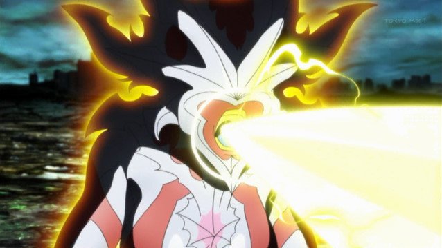 立花響(サンダーブレスター)みたいな姿になってる…… #symphogear 立花響(サンダーブレスター)みたいな姿になってる…… #symphogear