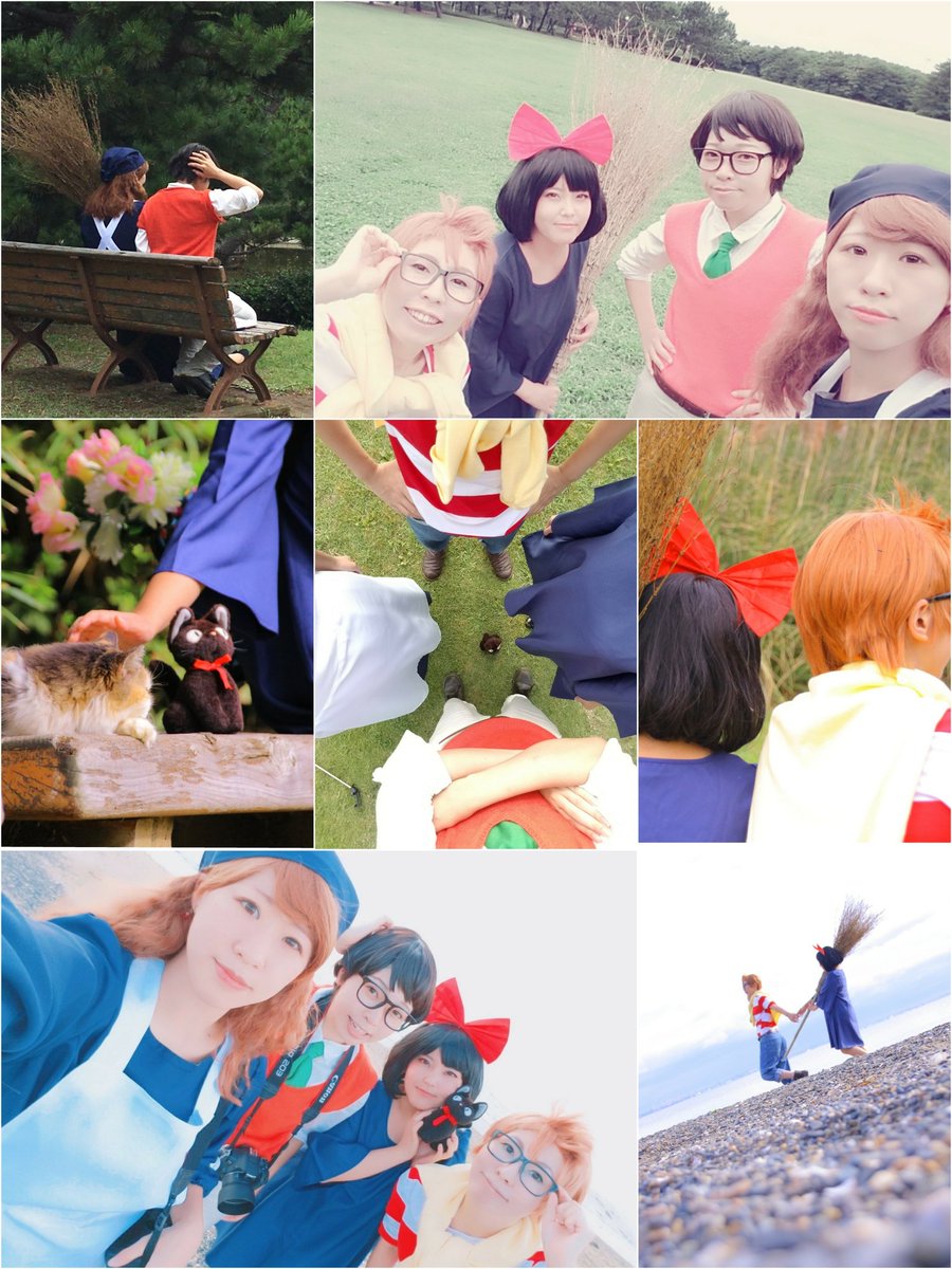 【コス★】念願の魔女宅併せー!みんな本物だし、写真がどれもこれも可愛くてやばい😂😂💕💕💕たくさんÜPしたい!!!みんなで 【コス★】念願の魔女宅併せー!みんな本物だし、写真がどれもこれも可愛くてやばい😂😂💕💕💕たくさんÜPしたい!!!みんなで