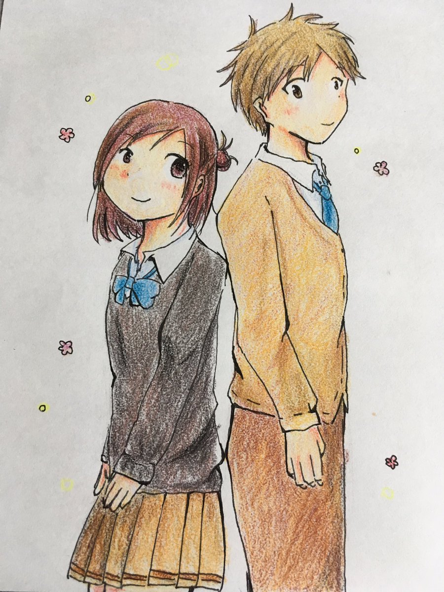 #毎日お絵かき一週間フレンズ 長谷君と藤宮さん #毎日お絵かき一週間フレンズ 長谷君と藤宮さん