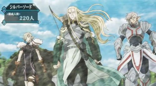 エルフロートの「エルフの3人組、旗」ってキーワードだとこのイメージになってしまう※『ログホライズン』のウィリアム、ディン エルフロートの「エルフの3人組、旗」ってキーワードだとこのイメージになってしまう※『ログホライズン』のウィリアム、ディン