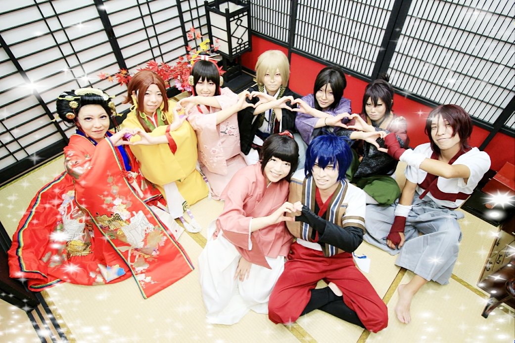 【cos】薄桜鬼 皆でハート♡後ろの全員の心の中『なんで千鶴の隣が龍之介!』photo→局長さん( )#0923薄桜鬼併 【cos】薄桜鬼 皆でハート♡後ろの全員の心の中『なんで千鶴の隣が龍之介!』photo→局長さん( )#0923薄桜鬼併