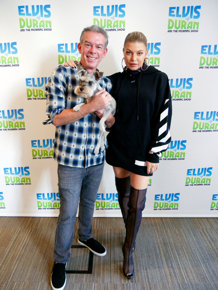 RT @elvisduran: Great spending time today with @Fergie and her son Axl. Go get your copy of #DoubleDutchess now! https://t.co/reGCktORfw