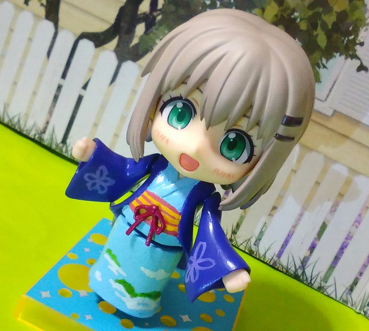 9/25【いとしい】【取り下ろし】最近の自分の相棒・愛しきねんどろあおいちゃん、晴れの舞台におめかしして登場…。って箱入 9/25【いとしい】【取り下ろし】最近の自分の相棒・愛しきねんどろあおいちゃん、晴れの舞台におめかしして登場…。って箱入