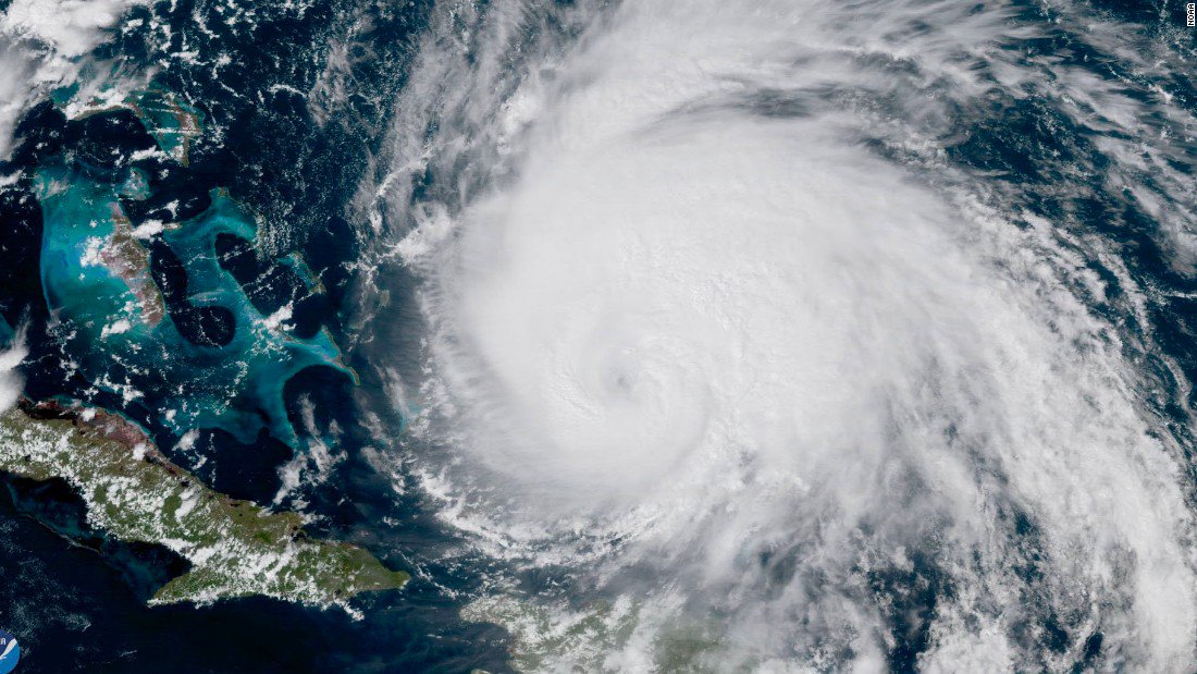 Hurricane Maria sending high winds, surf up East Coast