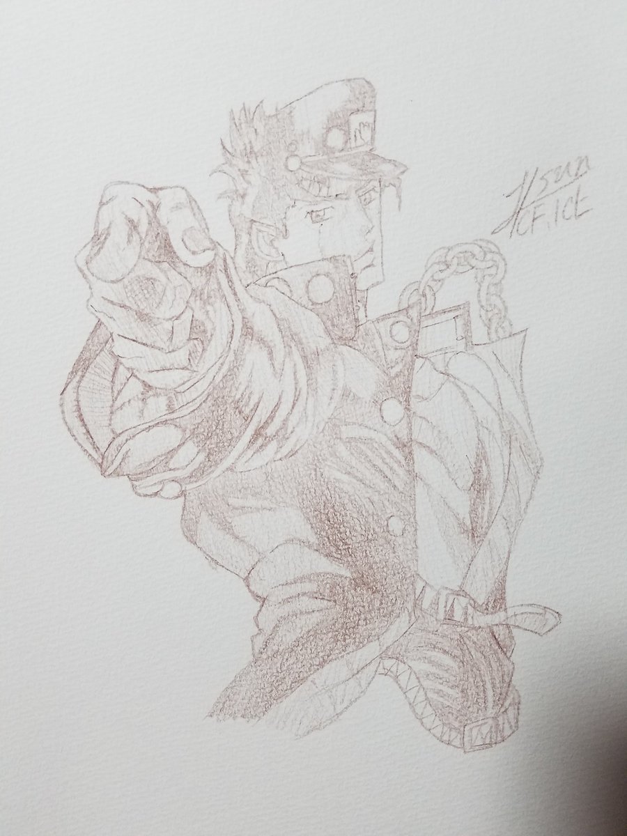 承太郎描いてみた((꜆꜄•௰•)꜆꜄꜆オラオラ絵柄難しすぎw#絵師さんと繋がりたい #絵描きさんと繋がりたい #空条承太 承太郎描いてみた((꜆꜄•௰•)꜆꜄꜆オラオラ絵柄難しすぎw#絵師さんと繋がりたい #絵描きさんと繋がりたい #空条承太
