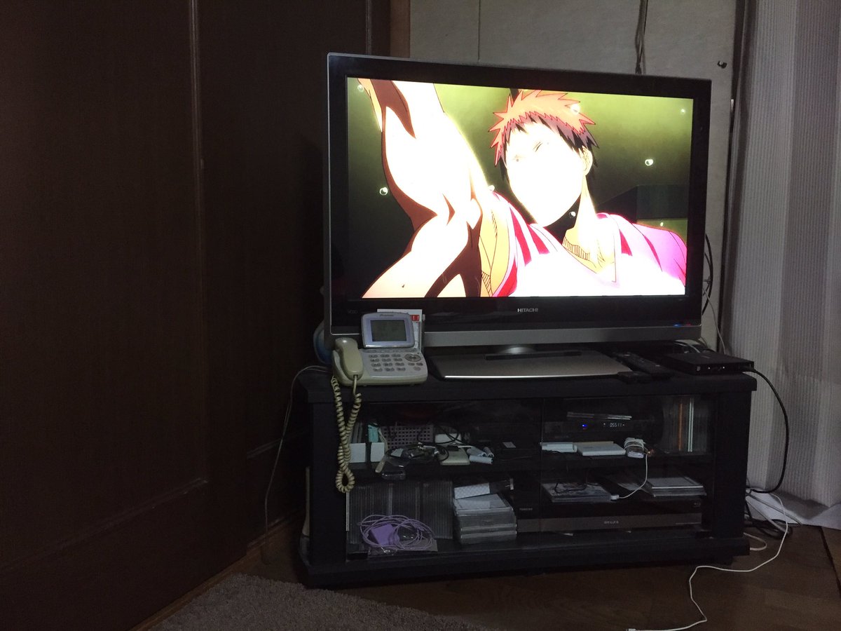 病院から帰宅して黒バスなう 病院から帰宅して黒バスなう