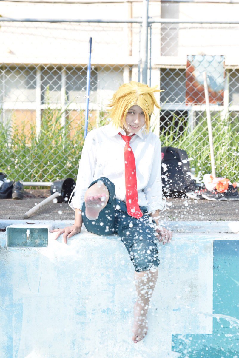 【Cosplay/僕のヒーローアカデミア】夏の終わりに夏らしいことを🌻撮っていただきありがとうございます~!上鳴電気*玄 【Cosplay/僕のヒーローアカデミア】夏の終わりに夏らしいことを🌻撮っていただきありがとうございます~!上鳴電気*玄