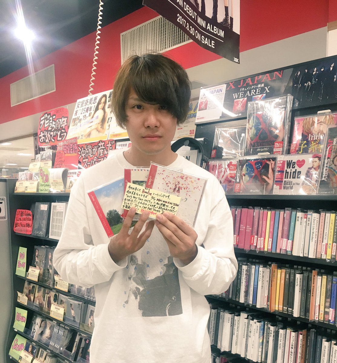 タワーレコード那覇リウボウ店コメント書かせて頂きました!(Ba あっきー)11/1 発売 1st Full single タワーレコード那覇リウボウ店コメント書かせて頂きました!(Ba あっきー)11/1 発売 1st Full single