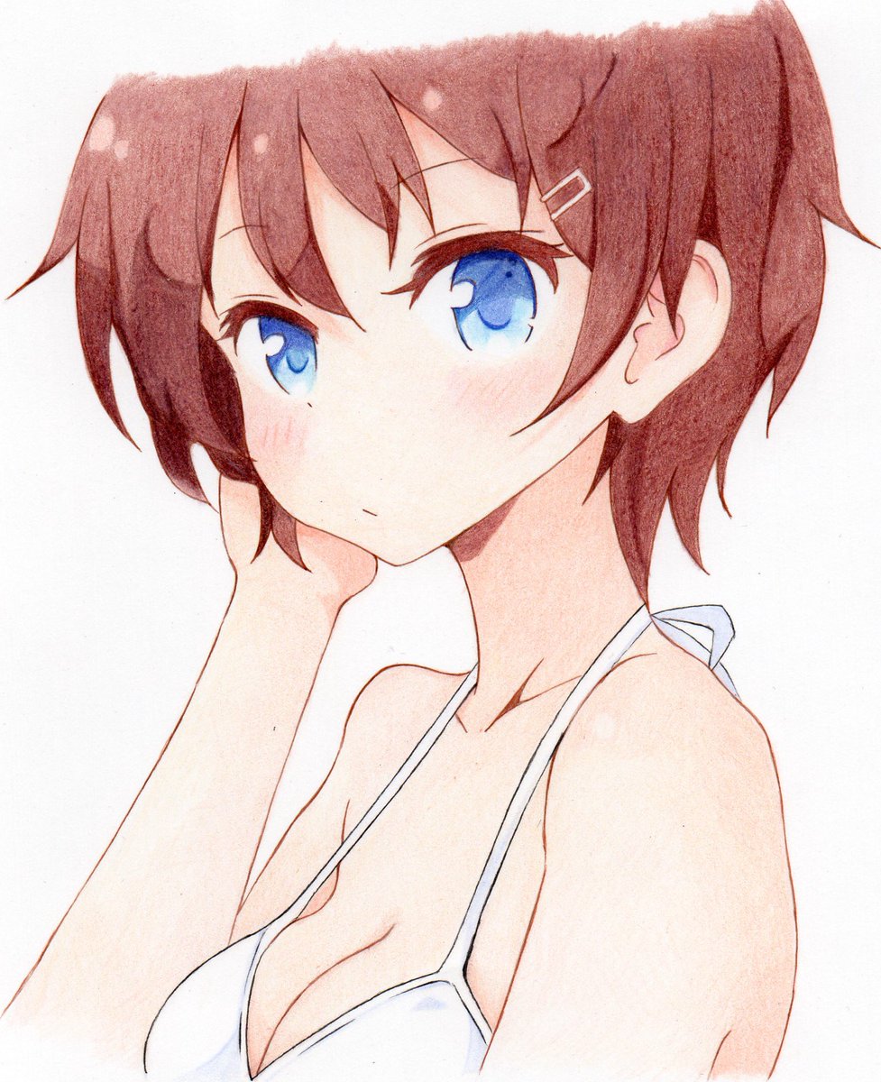 『NEW GAME!』コラボです篠田はじめ描きました #模写 『NEW GAME!』コラボです篠田はじめ描きました #模写