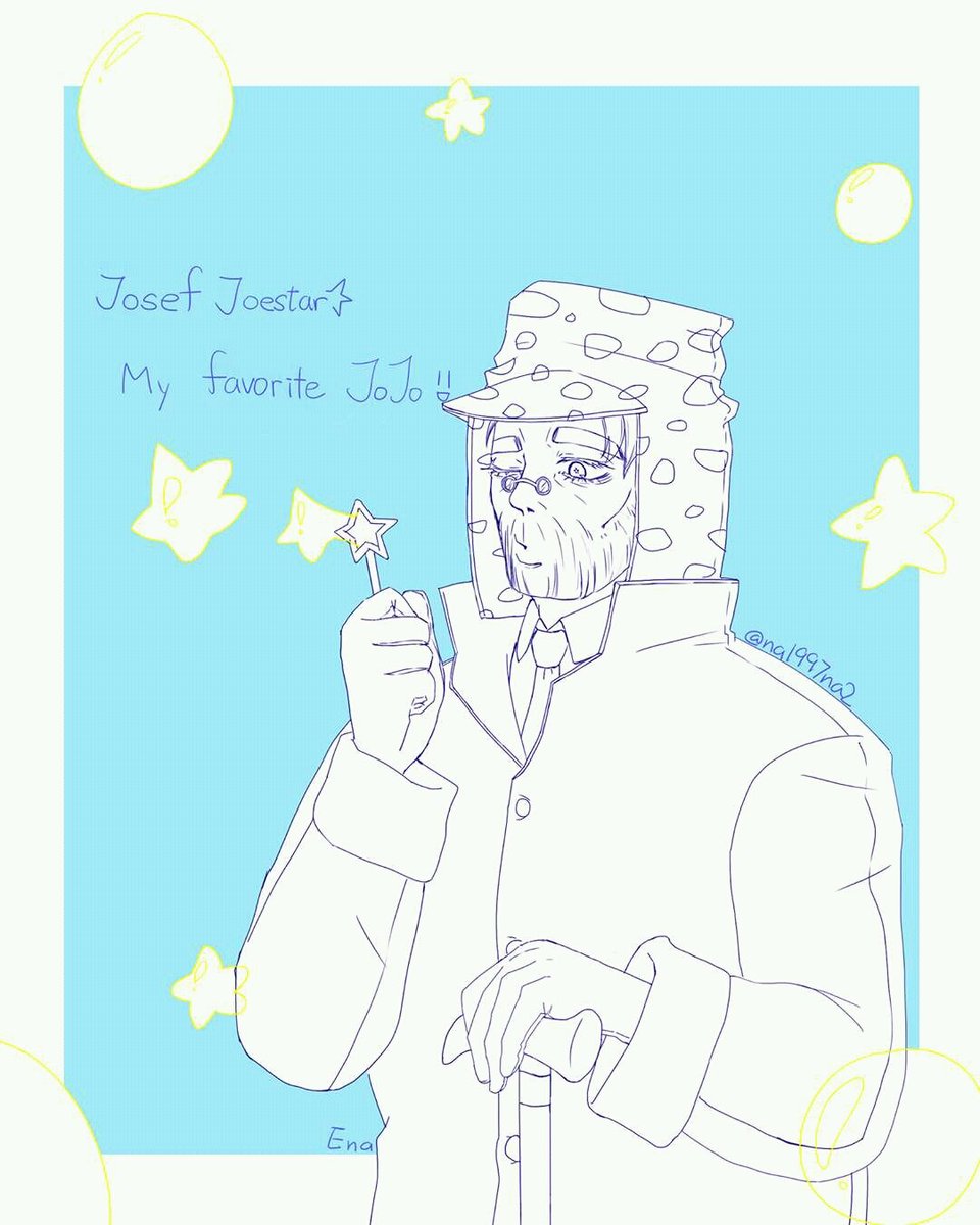 #JOJO版深夜の真剣お絵描き60分一本勝負#jojo「ジョセフ・ジョースター」Josef Joestar , my f #JOJO版深夜の真剣お絵描き60分一本勝負#jojo「ジョセフ・ジョースター」Josef Joestar , my f