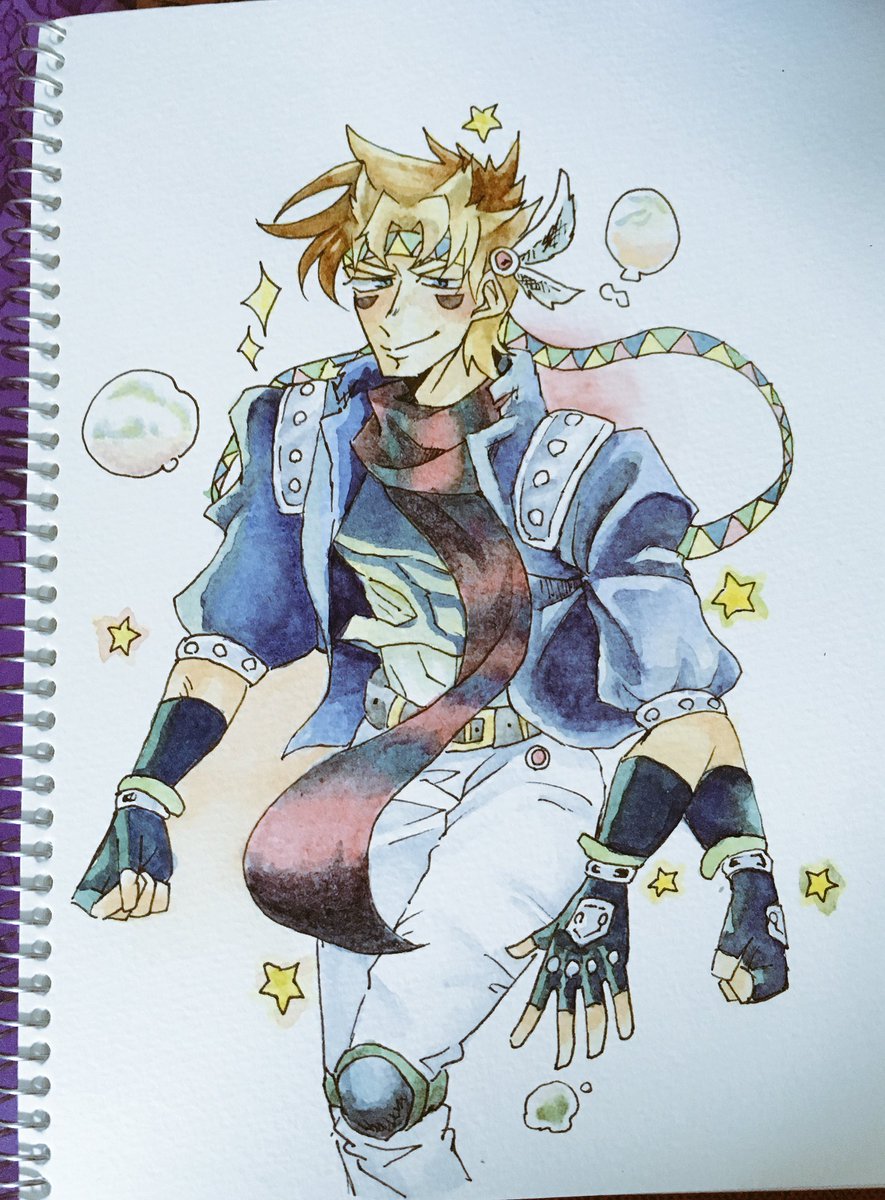 スティーブンユニバースとジョジョを同時に好きになったらでジョセフとシーザー描いてみました(◜௰◝)マフラーは上手く塗れな スティーブンユニバースとジョジョを同時に好きになったらでジョセフとシーザー描いてみました(◜௰◝)マフラーは上手く塗れな