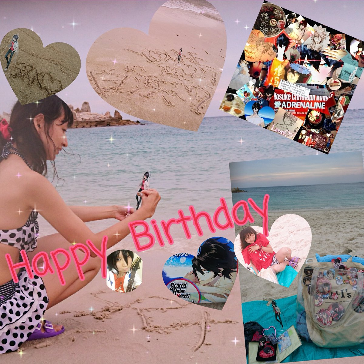 ヨウスケ💕フェルお誕生日おめでとうございまスカーレッドライダーゼクス✨コレカラも宜しクリストフ💘 ヨウスケ💕フェルお誕生日おめでとうございまスカーレッドライダーゼクス✨コレカラも宜しクリストフ💘