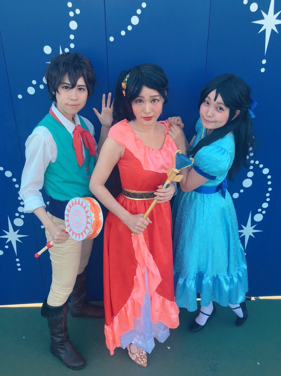 アバローのプリンセスエレナのイザベル仮装!ちーちゃまエレナとさいちゃまマテオとわちゃわちゃ楽しかった⭐️声かけてくださっ アバローのプリンセスエレナのイザベル仮装!ちーちゃまエレナとさいちゃまマテオとわちゃわちゃ楽しかった⭐️声かけてくださっ