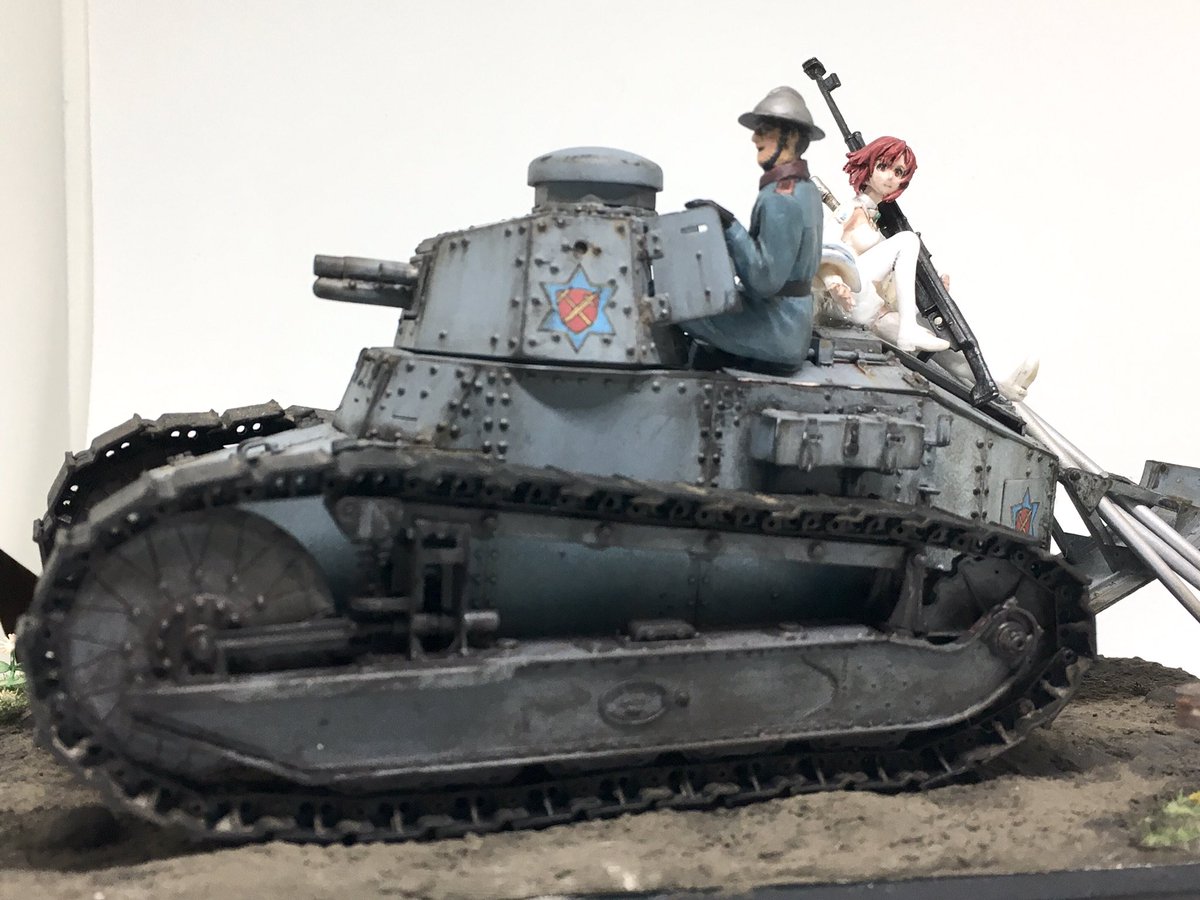 うちのルノーFTはイゼッタさんの支援車両になっちゃいましたー うちのルノーFTはイゼッタさんの支援車両になっちゃいましたー
