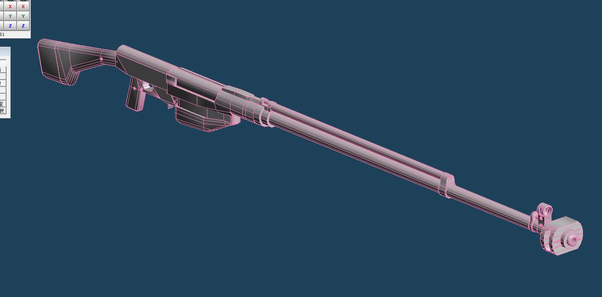 シモノフPTRS1941本体の形状出しとピンやネジ打ち(重要)が終わったのでこの後は細かいパーツ作成に入ったりディテール シモノフPTRS1941本体の形状出しとピンやネジ打ち(重要)が終わったのでこの後は細かいパーツ作成に入ったりディテール