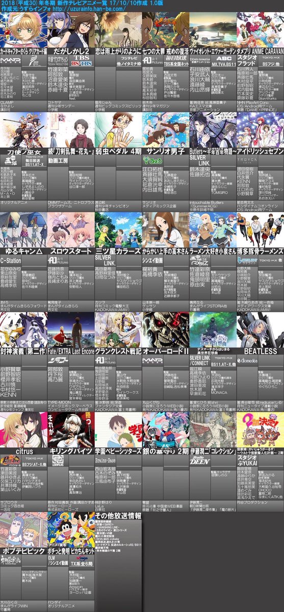2018年冬アニメ!オーバーロードきた!!! 2018年冬アニメ!オーバーロードきた!!!