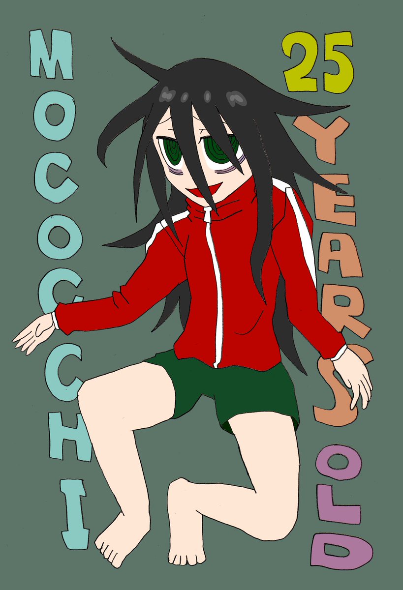 25才になったもこっち#ワタモテ#watamote#もこっち 25才になったもこっち#ワタモテ#watamote#もこっち