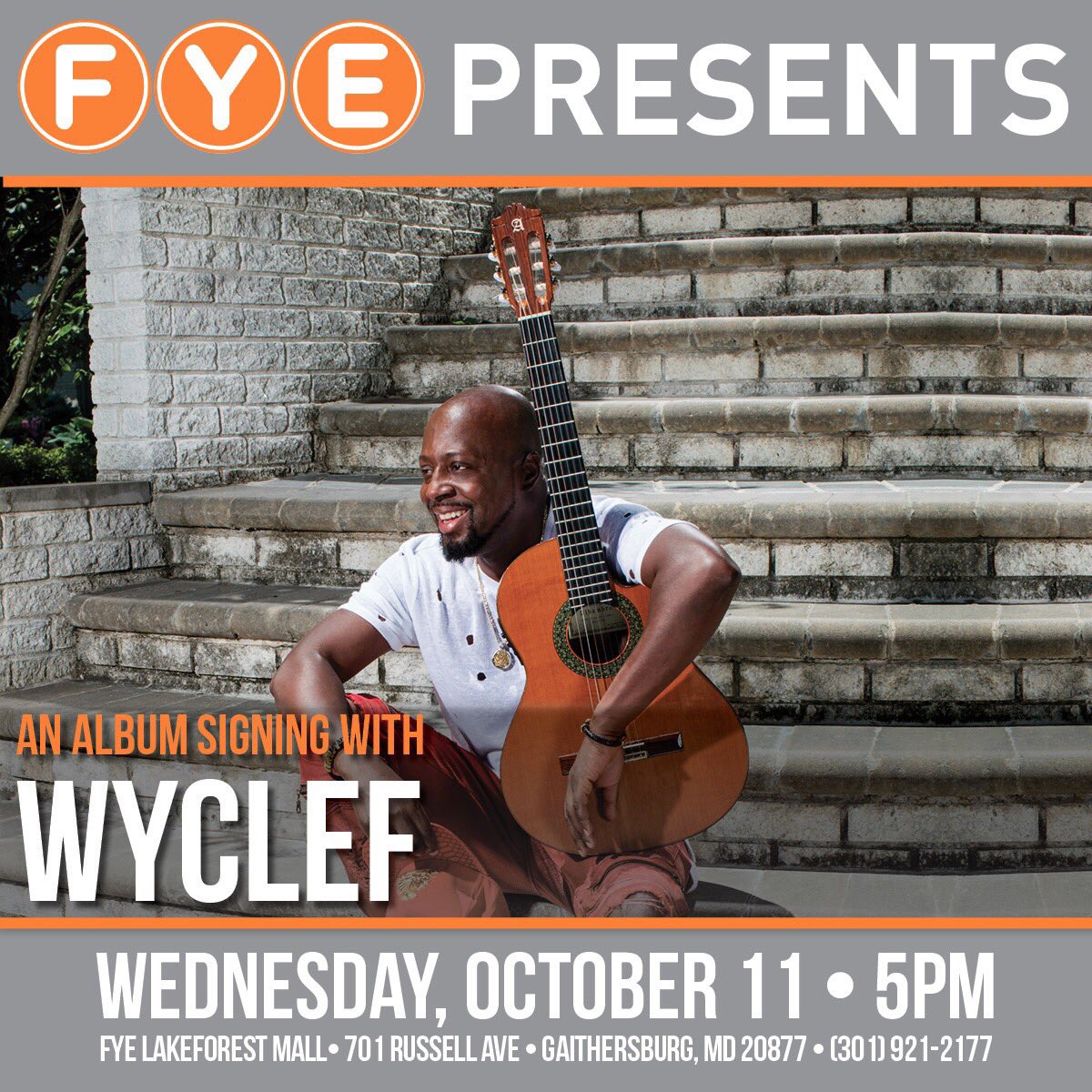 DMV area, I’m on my way to FYE right now !!!!Come see me at FYE in Lake Forest Mall from 5-6 PM ???????????? https://t.co/eXREqjcDaY