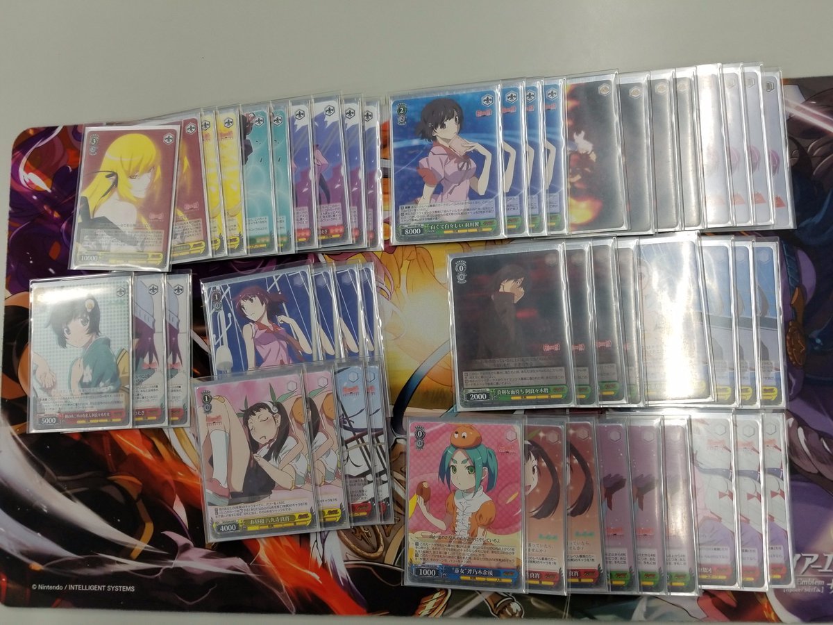 【#WS】大会結果【#ws2tcg】本日10月12日開催の非公認大会優勝は《化物語》使用の『グリーン』さんでした!おめで 【#WS】大会結果【#ws2tcg】本日10月12日開催の非公認大会優勝は《化物語》使用の『グリーン』さんでした!おめで