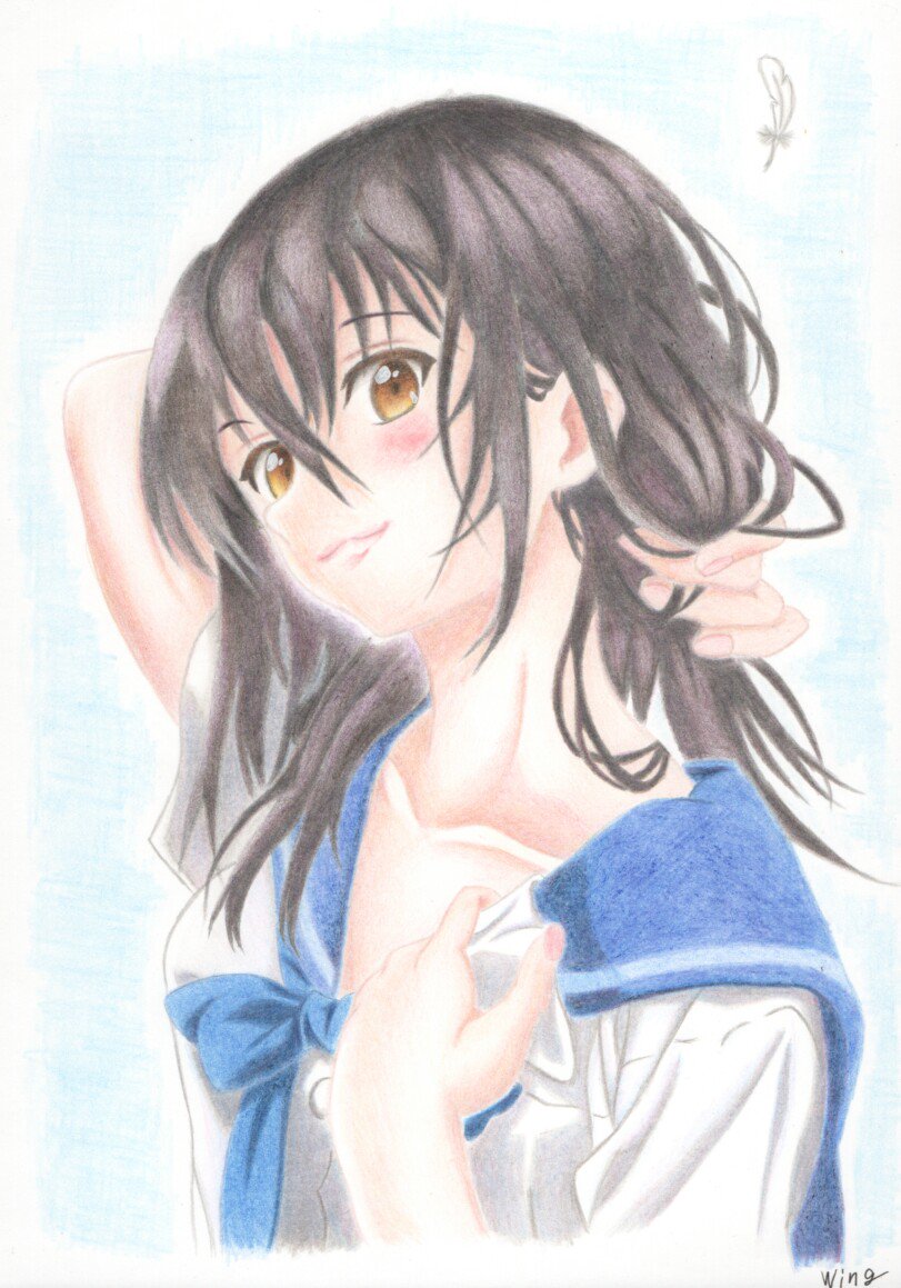 今回はストライク・ザ・ブラッドより、姫柊 雪菜ちゃんの模写をしました!よかったらみてってください!#ストライク・ザ・ブラ 今回はストライク・ザ・ブラッドより、姫柊 雪菜ちゃんの模写をしました!よかったらみてってください!#ストライク・ザ・ブラ