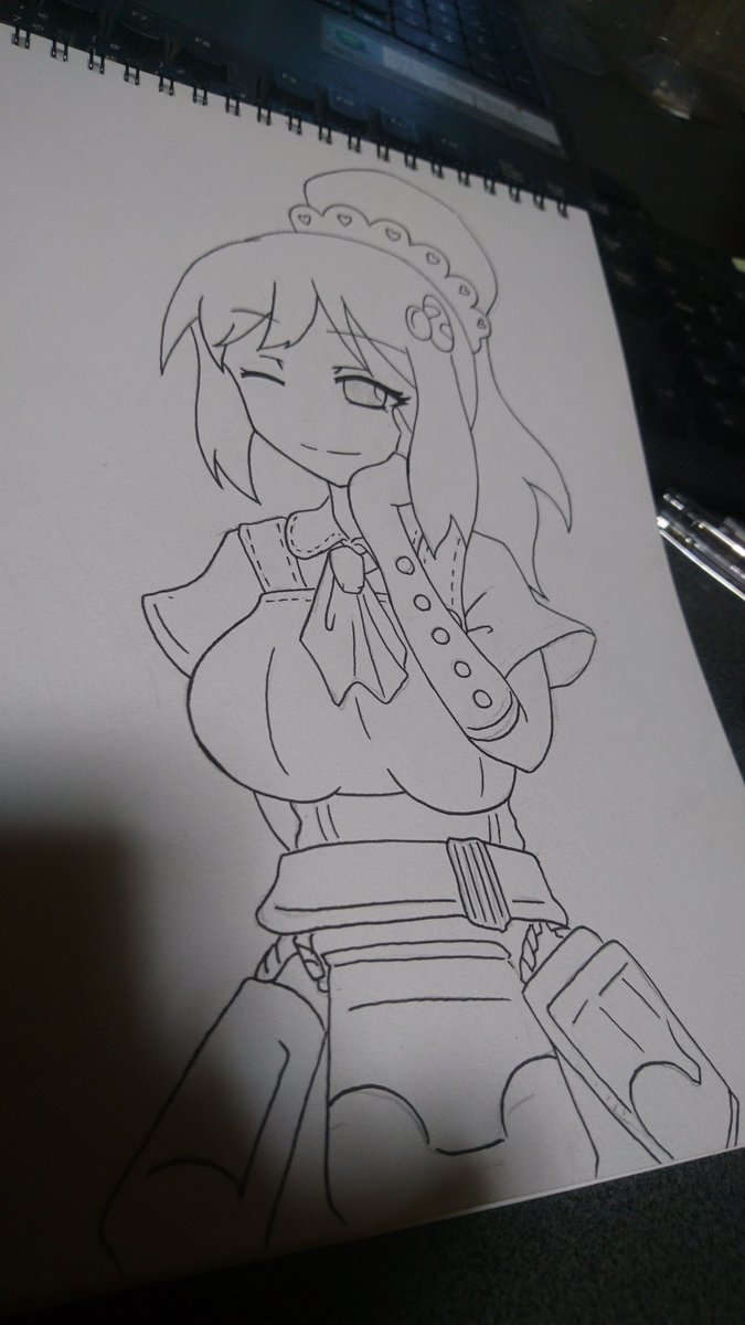 ストレス解消にはお絵描きが一番ってことで。久しぶりに絵を描きました。今から打ち合わせなので着色は帰ってから!#はがオケ ストレス解消にはお絵描きが一番ってことで。久しぶりに絵を描きました。今から打ち合わせなので着色は帰ってから!#はがオケ