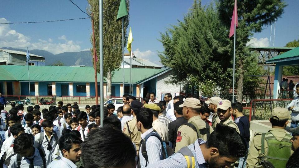 Govt official ‘disrespects’ national anthem in J-K; students, teachers protest
