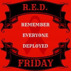 #REDFriday