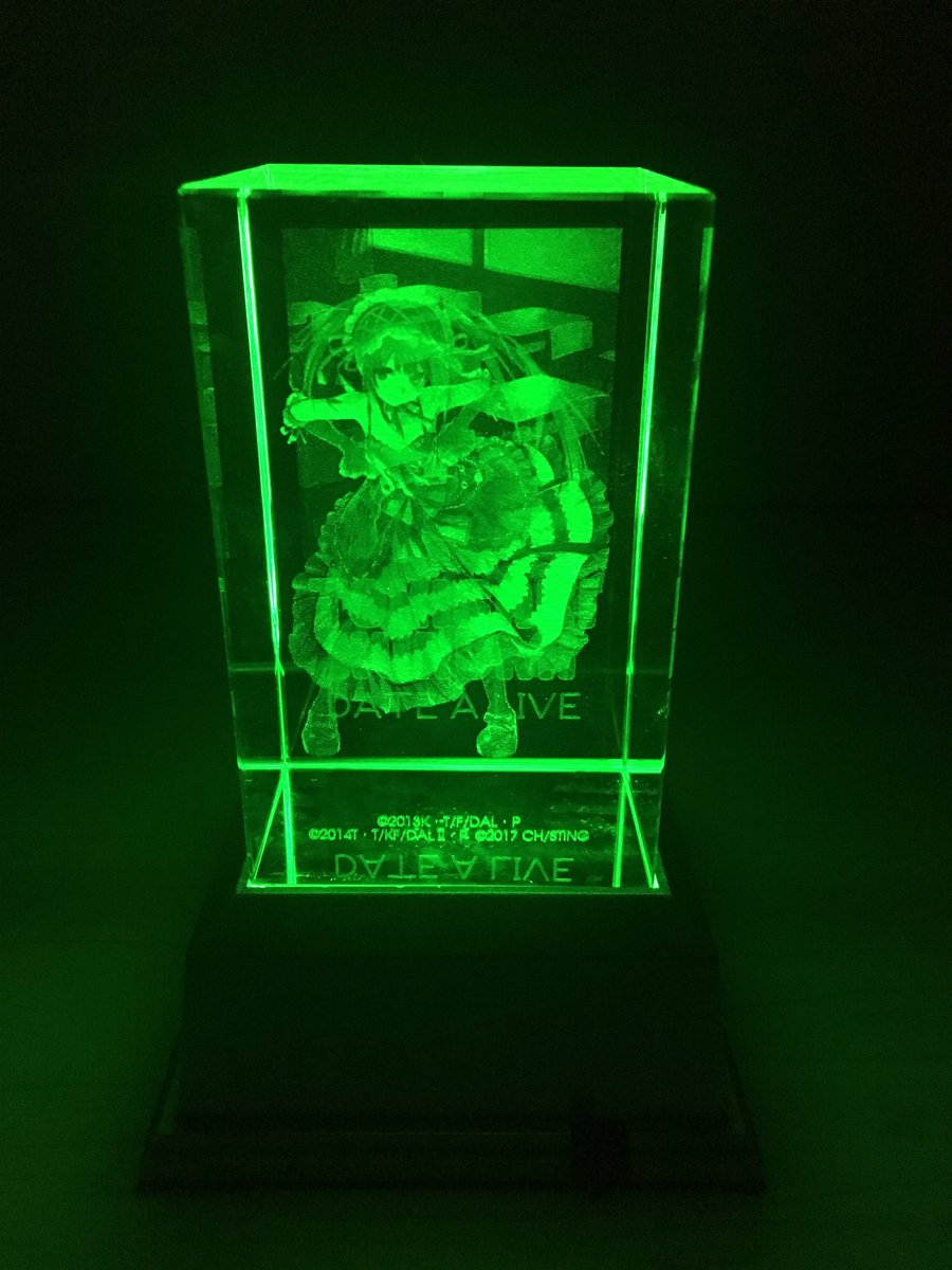 #デート・ア・ライブ#時崎狂三いやー、ebtenさんの特典である時崎狂三の3Dクリスタルがやばすぎて美しいんすよ!改めて #デート・ア・ライブ#時崎狂三いやー、ebtenさんの特典である時崎狂三の3Dクリスタルがやばすぎて美しいんすよ!改めて