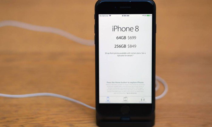 Os novos iPhone 8 devem ser vendidos por até R$ 6 mil no Brasil