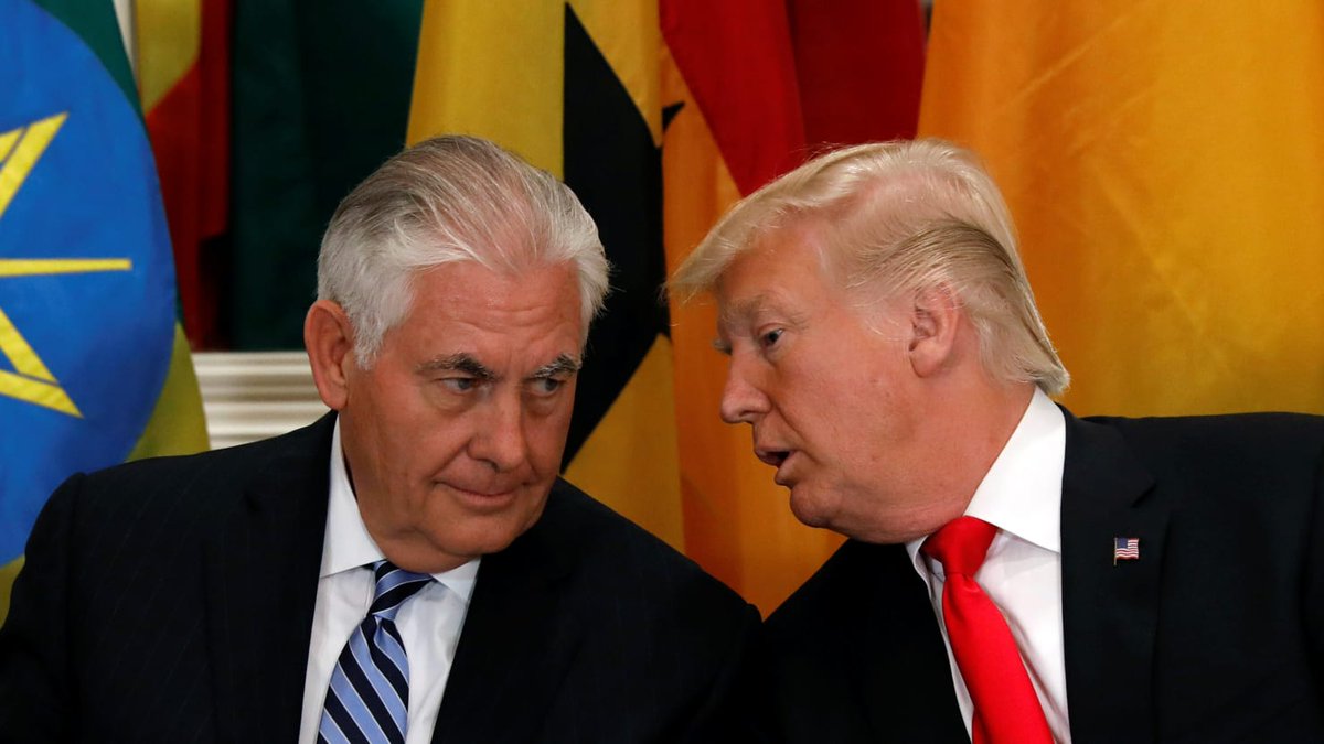 RT @thedailybeast: Report: Rex Tillerson nearly resigned this summer, called Trump a 