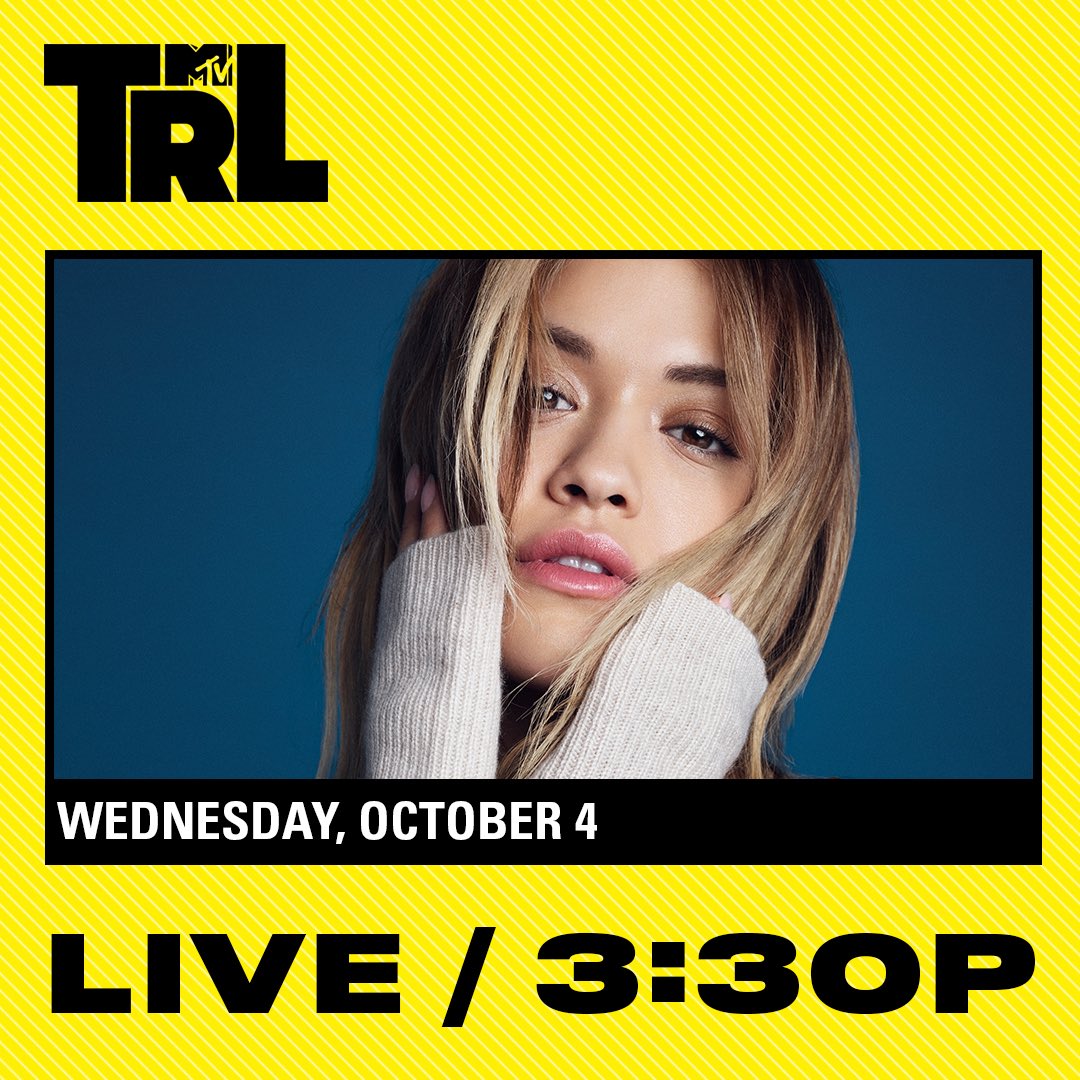 NYC!! See you in Times Square at 3:30PM! @MTV @TRL is back!! ???????????? https://t.co/AF84KKye8N