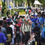Crowds line the streets to celebrate Brunei Sultan's Golden Jubilee