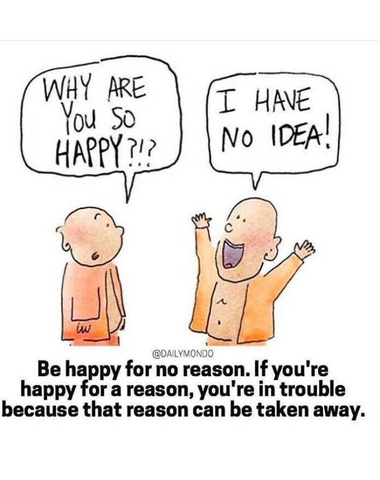 Often we list our reasons to be happy. But happiness is not a consequence of events; It can CAUSE our experience of events to be different.. https://t.co/gAQOukvDM7