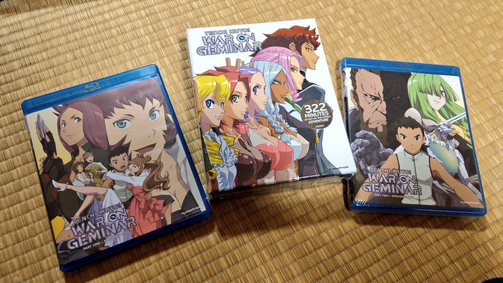 「異世界の聖機師物語」海外で発売された題名は「TENCHI MUYO! War on Geminar」海外盤は「天地無用 「異世界の聖機師物語」海外で発売された題名は「TENCHI MUYO! War on Geminar」海外盤は「天地無用