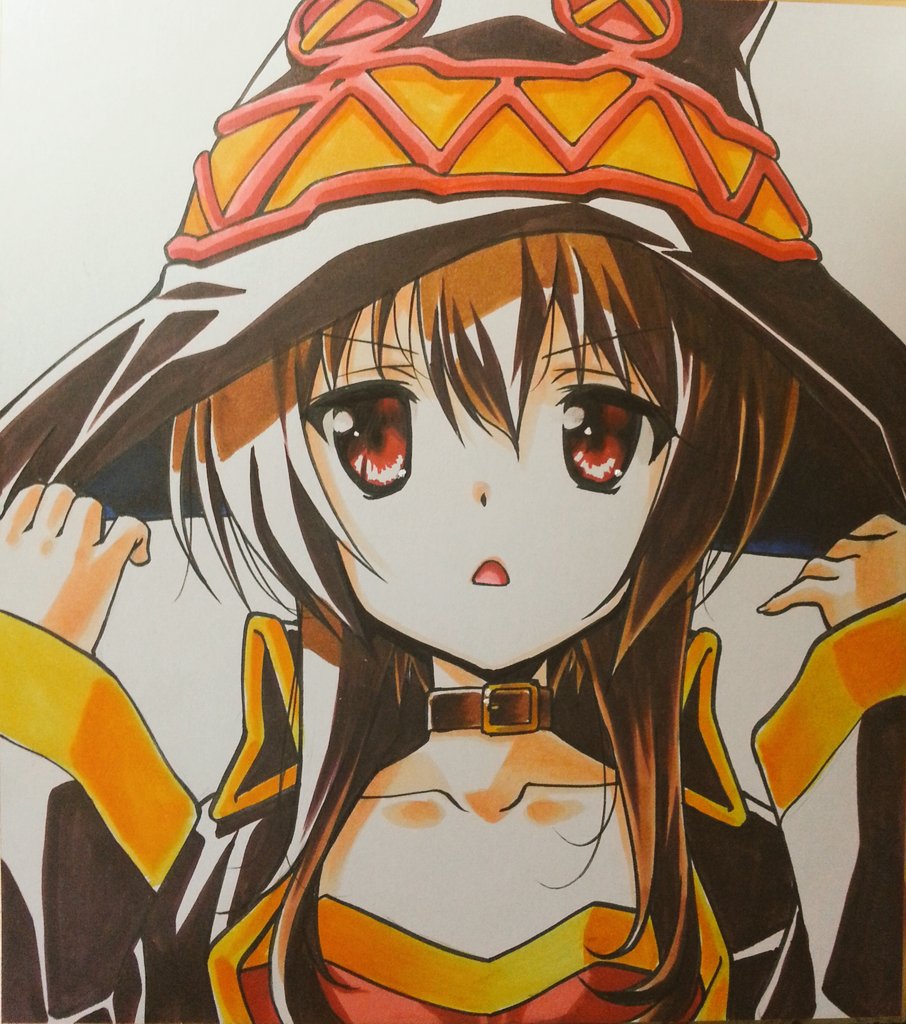めぐみんさんを描きまして。このすば三期はまだですか。 めぐみんさんを描きまして。このすば三期はまだですか。