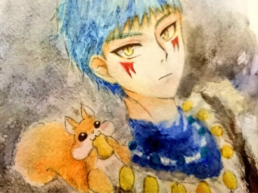 初めて水彩ぽく描いてみた:;((∩˘ω˘∩));:#暁のヨナ #シンア 初めて水彩ぽく描いてみた:;((∩˘ω˘∩));:#暁のヨナ #シンア