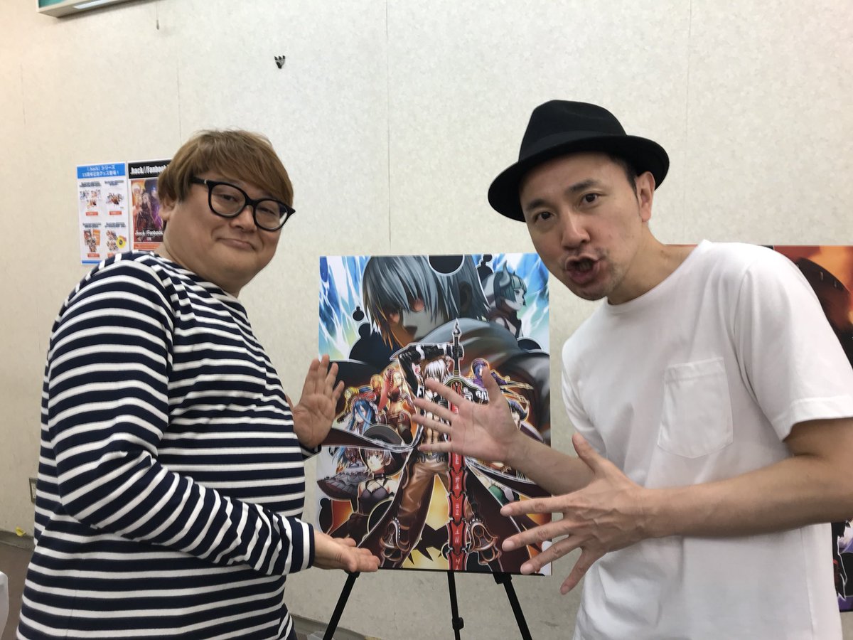 サイバーコネクトツーブースに『ガンダムOO』『楽園追放』の水島精二カントクが遊びに来てくれました。新作、楽しみにしてます サイバーコネクトツーブースに『ガンダムOO』『楽園追放』の水島精二カントクが遊びに来てくれました。新作、楽しみにしてます