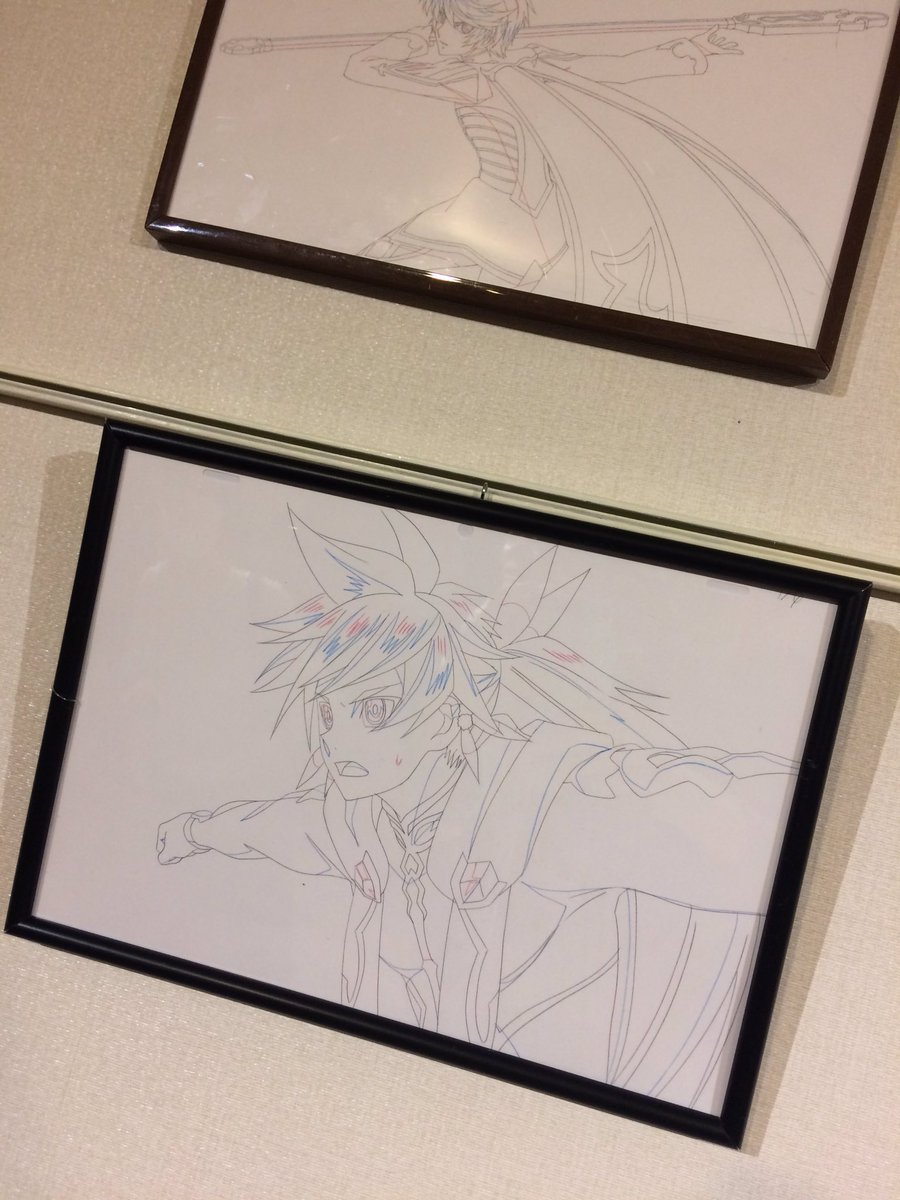 ufotableシネマ二回エントランススペースにて、イベントを応援下さるパーソナルスポンサー、その生動画コースを展示中で ufotableシネマ二回エントランススペースにて、イベントを応援下さるパーソナルスポンサー、その生動画コースを展示中で