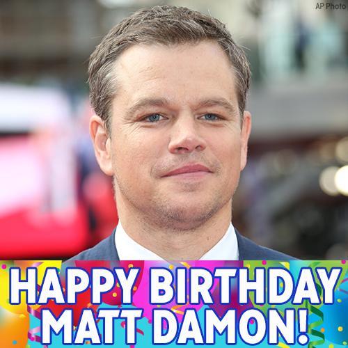 Matt Damon’s Birthday Celebration | HappyBday.to