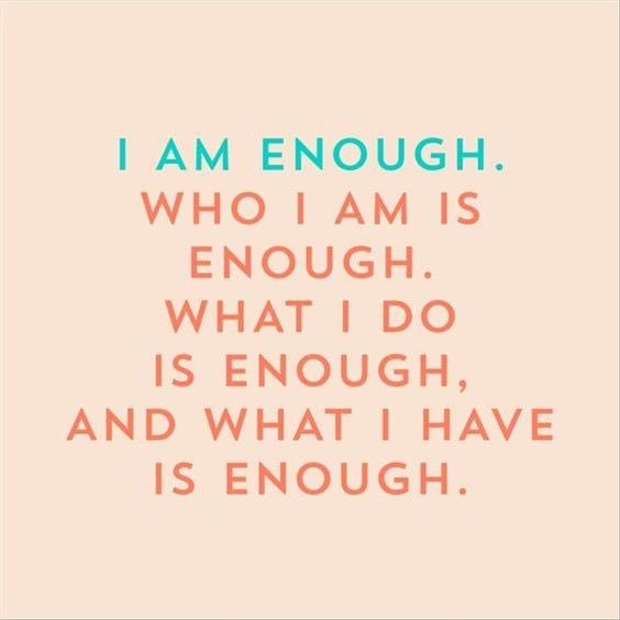 #SoulfulSunday you are enough… https://t.co/ItFf4A6qQ8