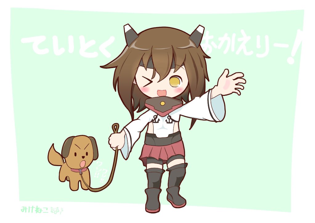 散歩帰りにたまたま出会った大鳳「ただいま」#艦これ #大鳳 散歩帰りにたまたま出会った大鳳「ただいま」#艦これ #大鳳