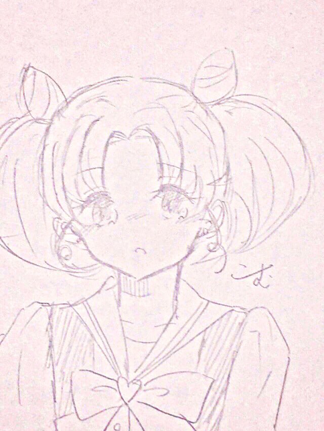 セーラームーンのちびうさちゃんを描いてみました(・ω・)φ #絵描きさんと繋がりたい #セーラームーン セーラームーンのちびうさちゃんを描いてみました(・ω・)φ #絵描きさんと繋がりたい #セーラームーン