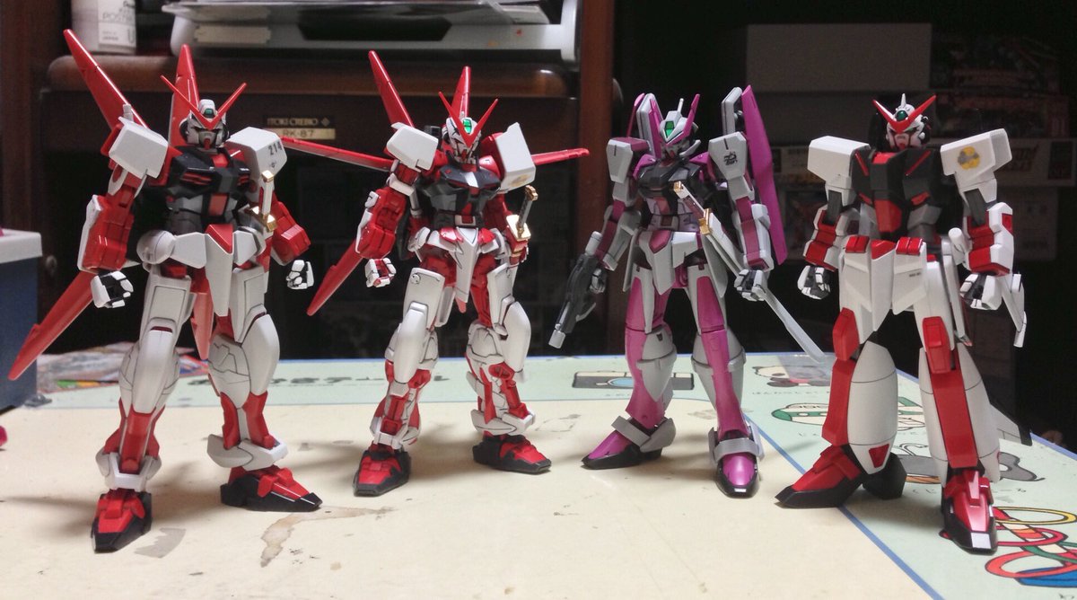 ビルドファイターズTRYのチーム・アストレイ的な? みんな赤フレームです。 #ガンプラ/#ガンダム/#ビルドファイター ビルドファイターズTRYのチーム・アストレイ的な? みんな赤フレームです。 #ガンプラ/#ガンダム/#ビルドファイター