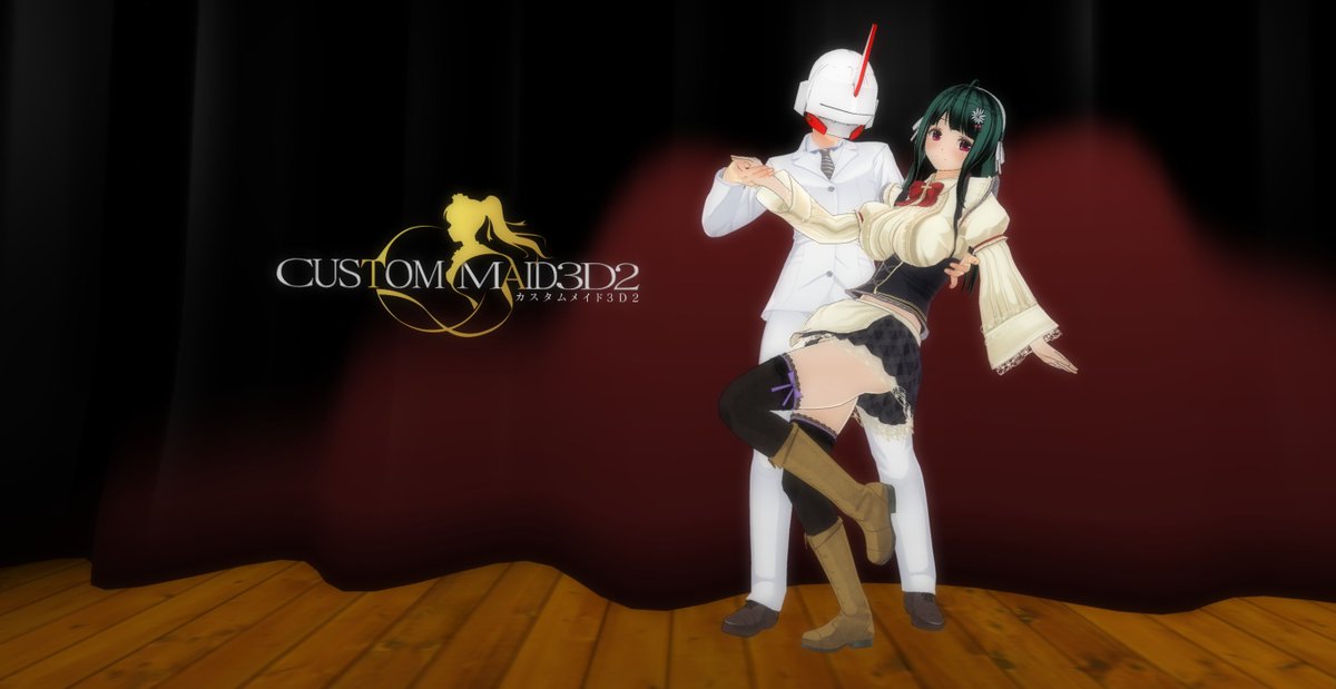 血界戦線ED背景のMODをお借りしたので嫁イド:舞衣ちゃんとオーナー:スコウで。ほんとはメイド8人で肩を組ませたかったけ 血界戦線ED背景のMODをお借りしたので嫁イド:舞衣ちゃんとオーナー:スコウで。ほんとはメイド8人で肩を組ませたかったけ