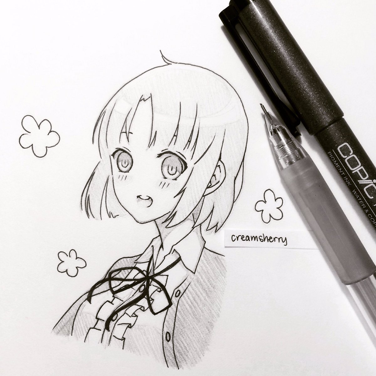 #inktober day 23: Megumi Kato from #saekano 🌸今日は冴えカノの加藤恵を描いて #inktober day 23: Megumi Kato from #saekano 🌸今日は冴えカノの加藤恵を描いて