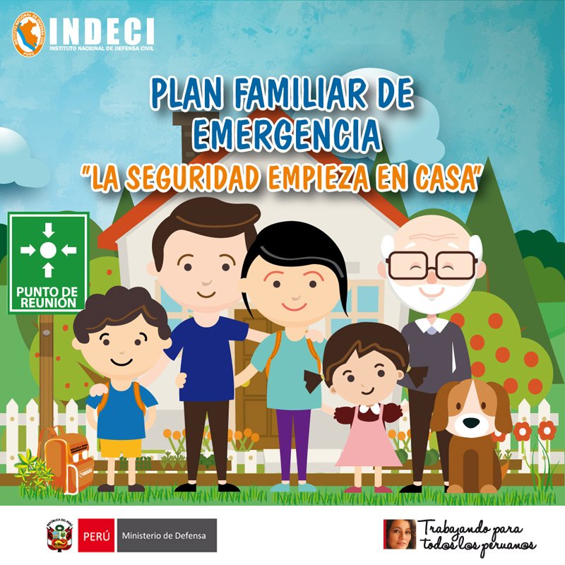 elabora tu plan familiar de emergencia y participa en el a