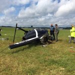 Police pilot felt ‘strong wind gust’ before helicopter crash, report says